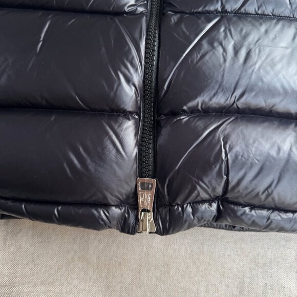 Moncler Men's Ouse Hooded Down Gilet in Black - Picture 7 of 12